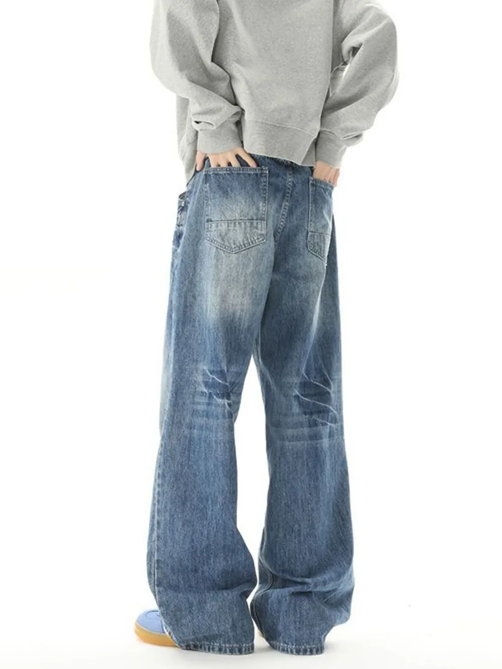 Men's Wide Leg Jeans, image 3