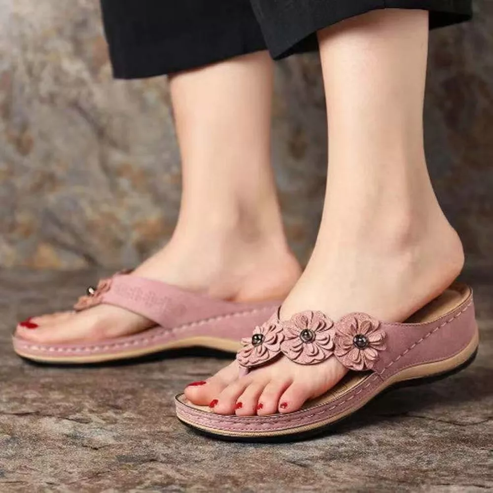 Toe Post Wedge Sandals, image 12