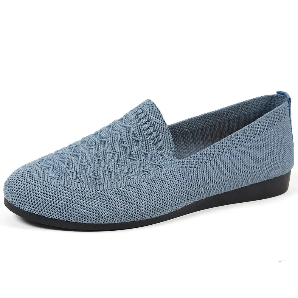 Breathable Knit Slip-On Loafers, image 10