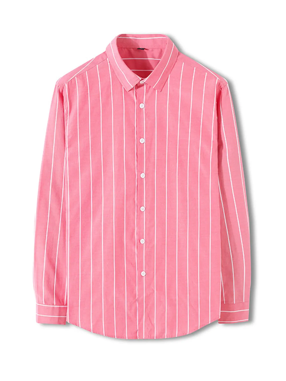 Men's Plus Size Classic Striped Long Sleeve Shirt, image 9