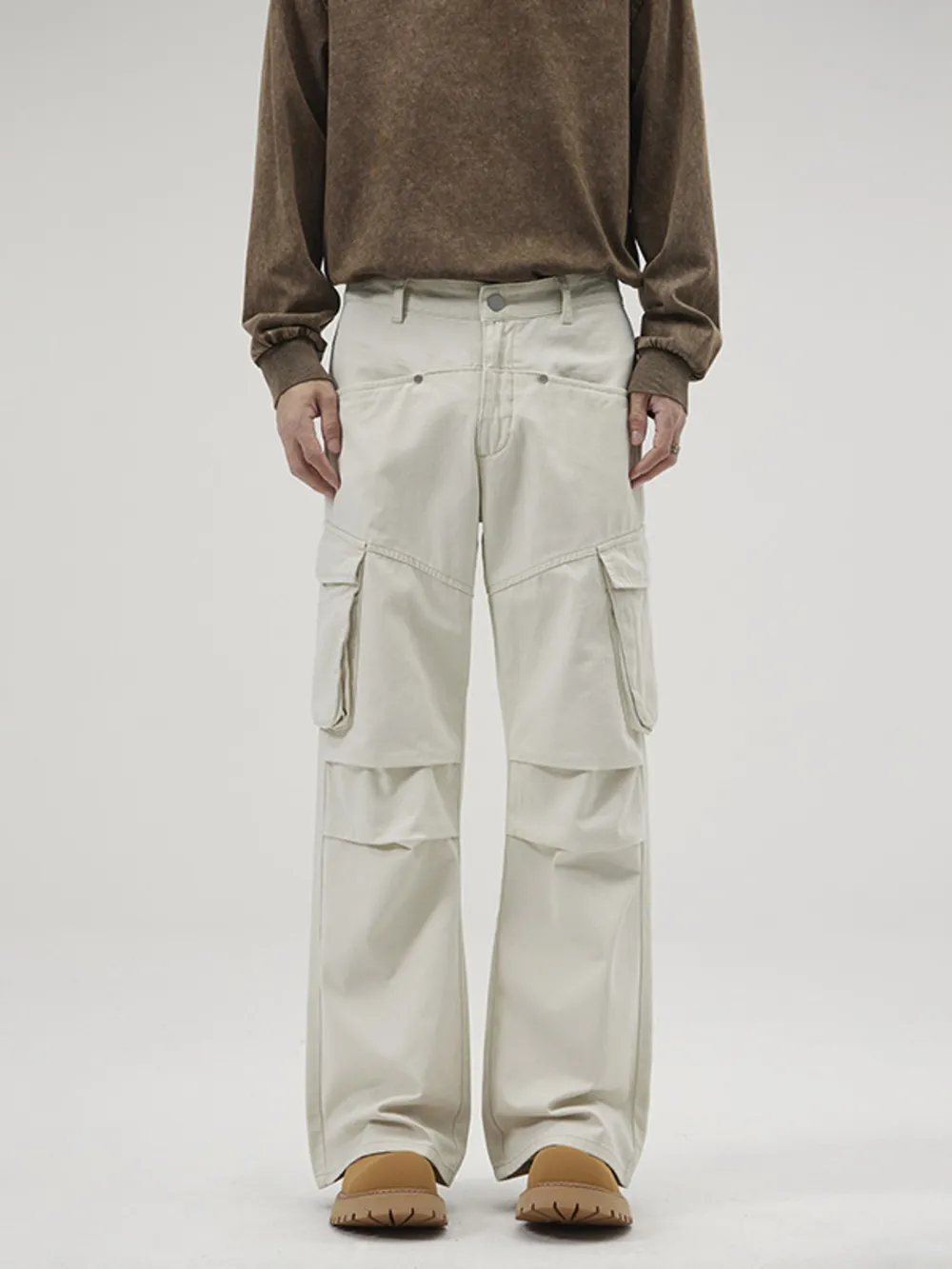 Men's Full Size Loose Fit Cargo Pants Plus Size