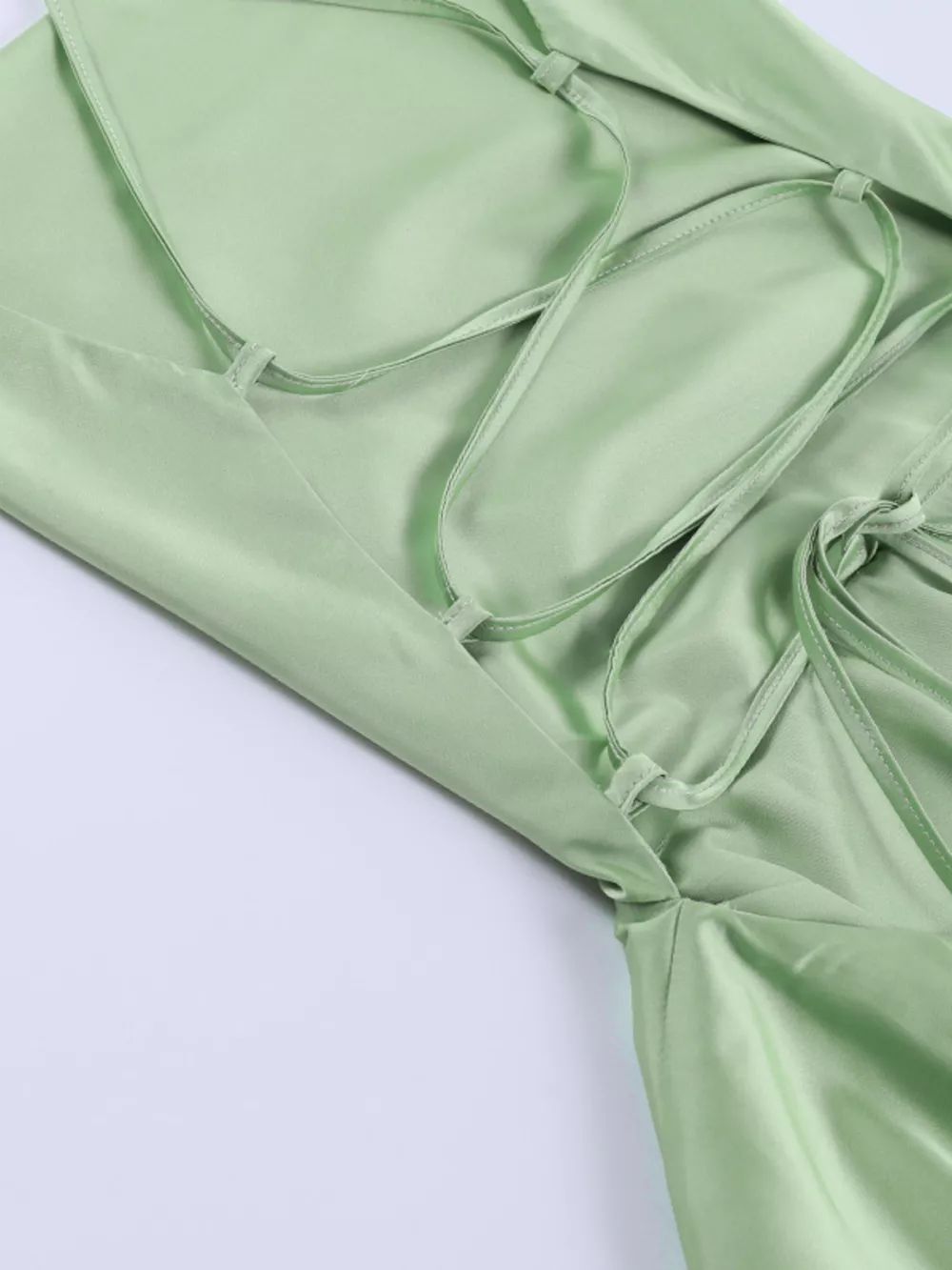 Backless Layered Ruffled Cami Dress, image 9