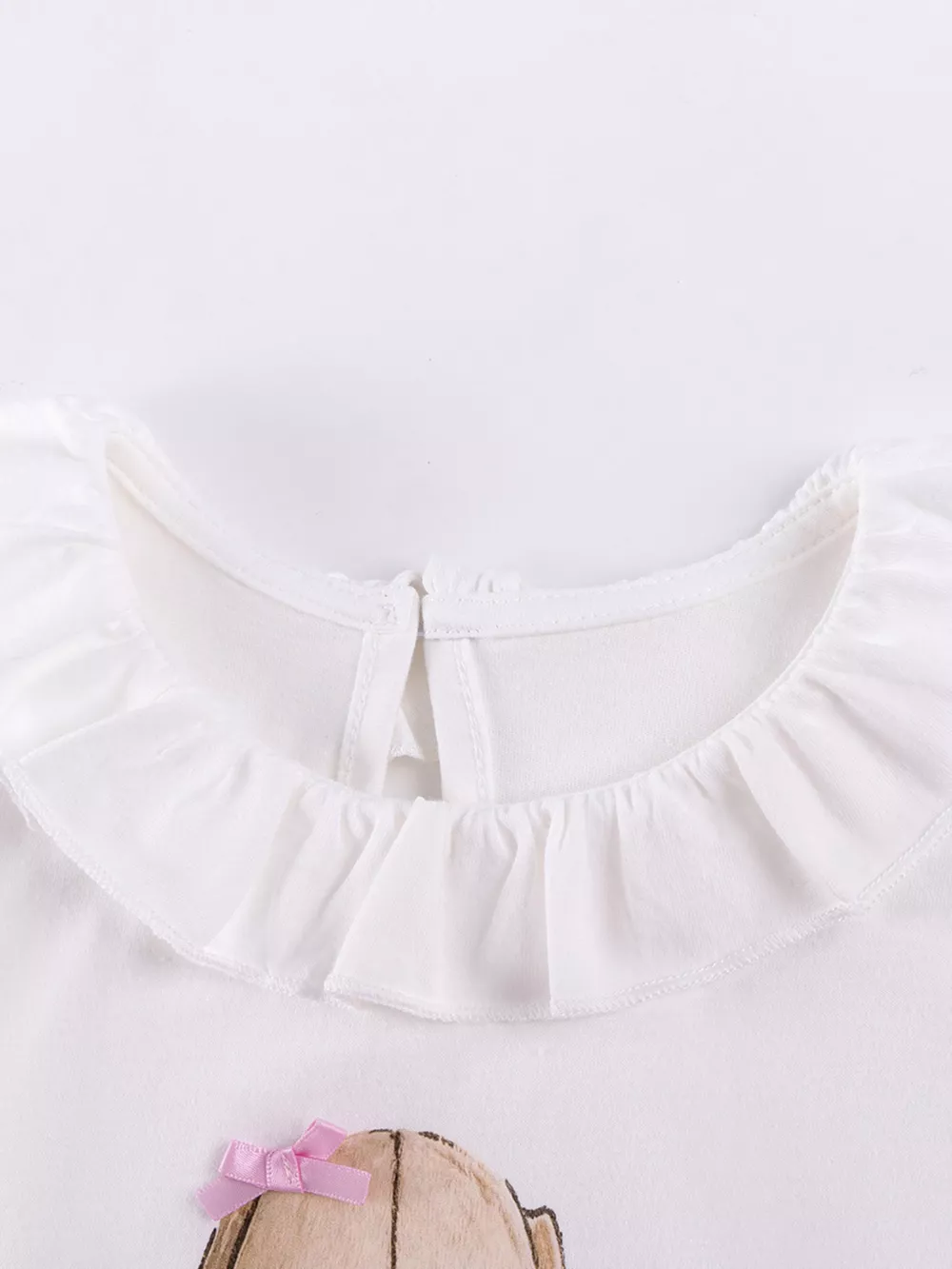 Children's Bunny Short Sleeve Tee and Shorts Set, image 3