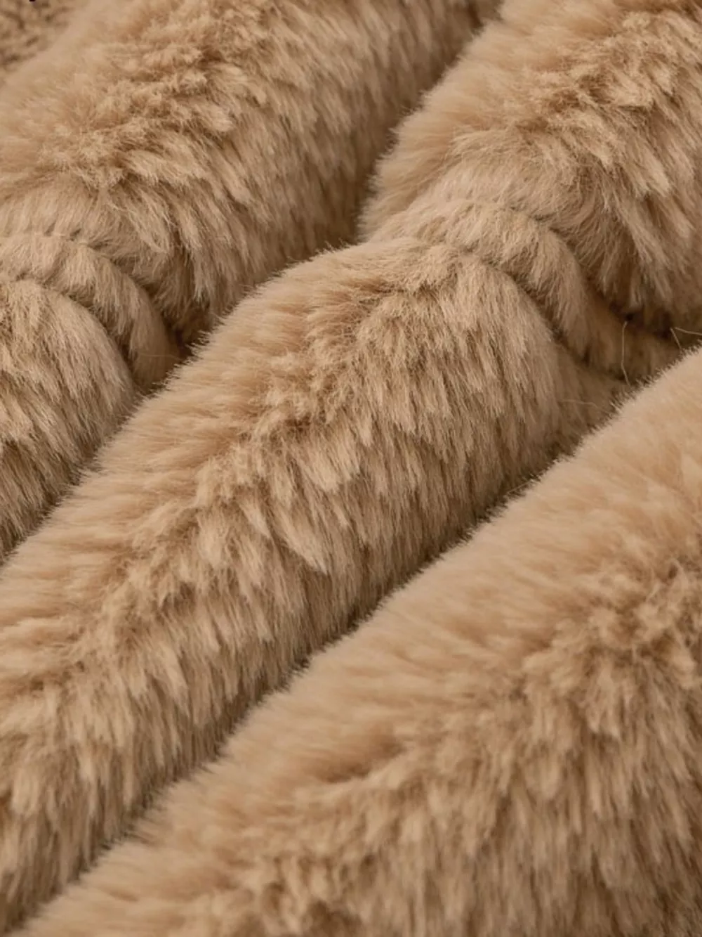 Full Size Faux Fur Cropped Zip-Up Jacket Plus Size, image 6