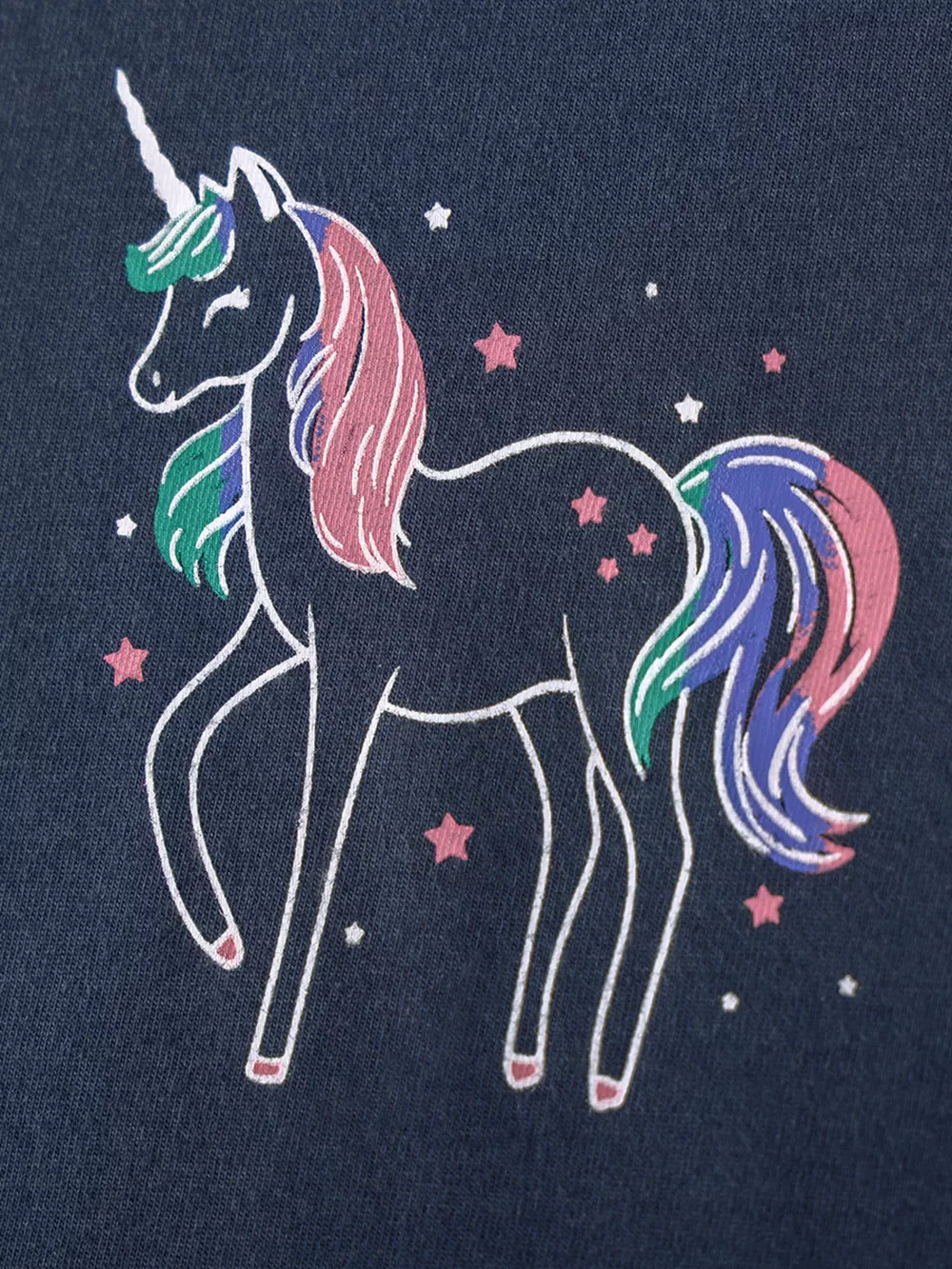 Children's Unicorn Graphic Ruffle Sleeve Tulle Dress, image 2