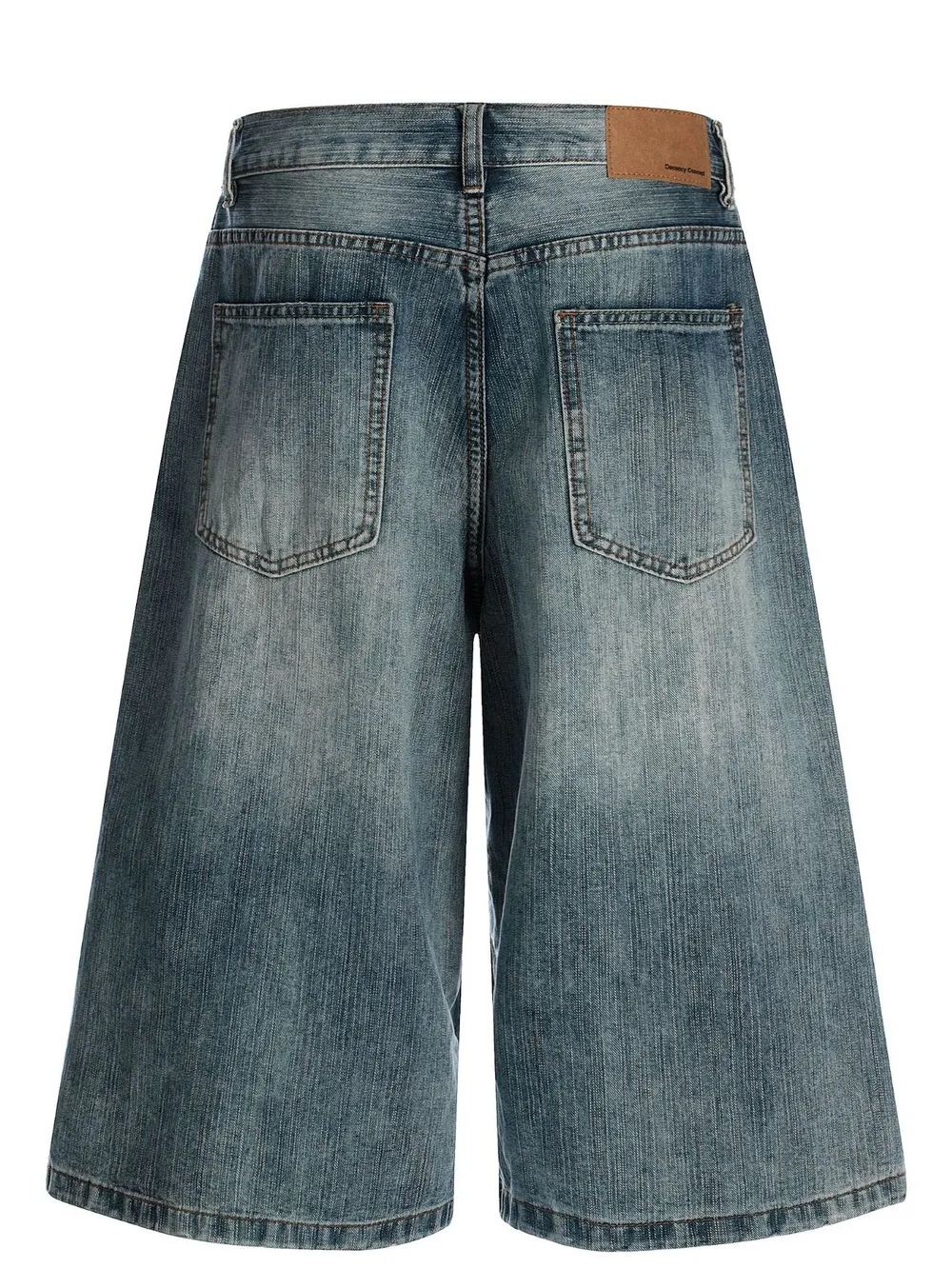 Men's Wide-Leg Denim Shorts, image 3