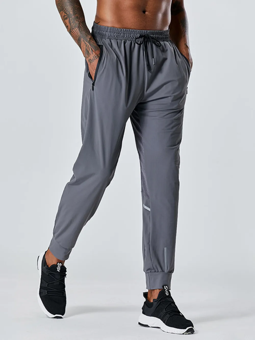 Men's Plus Size Drawstring Active Pants, image 3