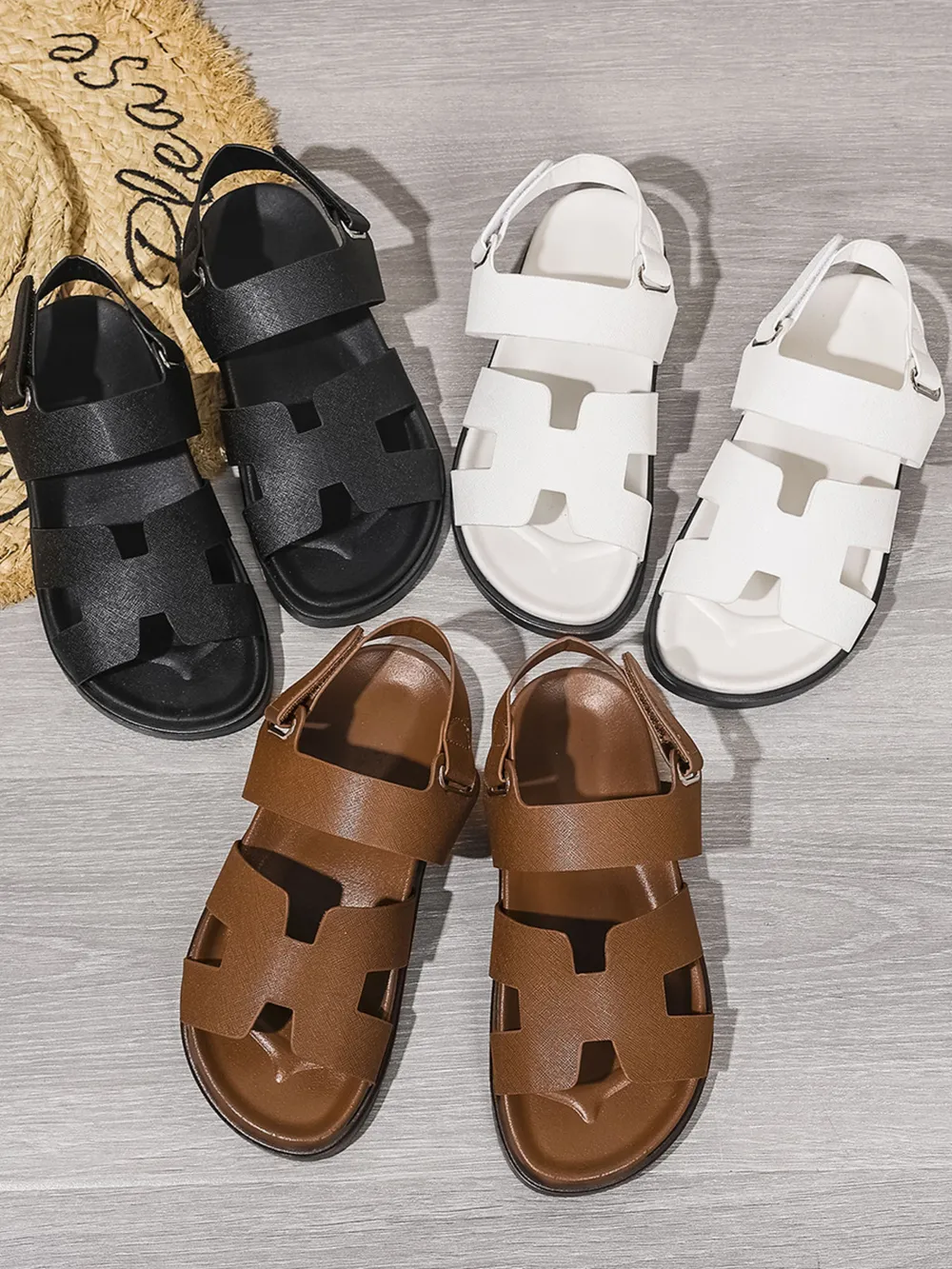 H-Style Gladiator Sandals with Ankle Strap, image 2