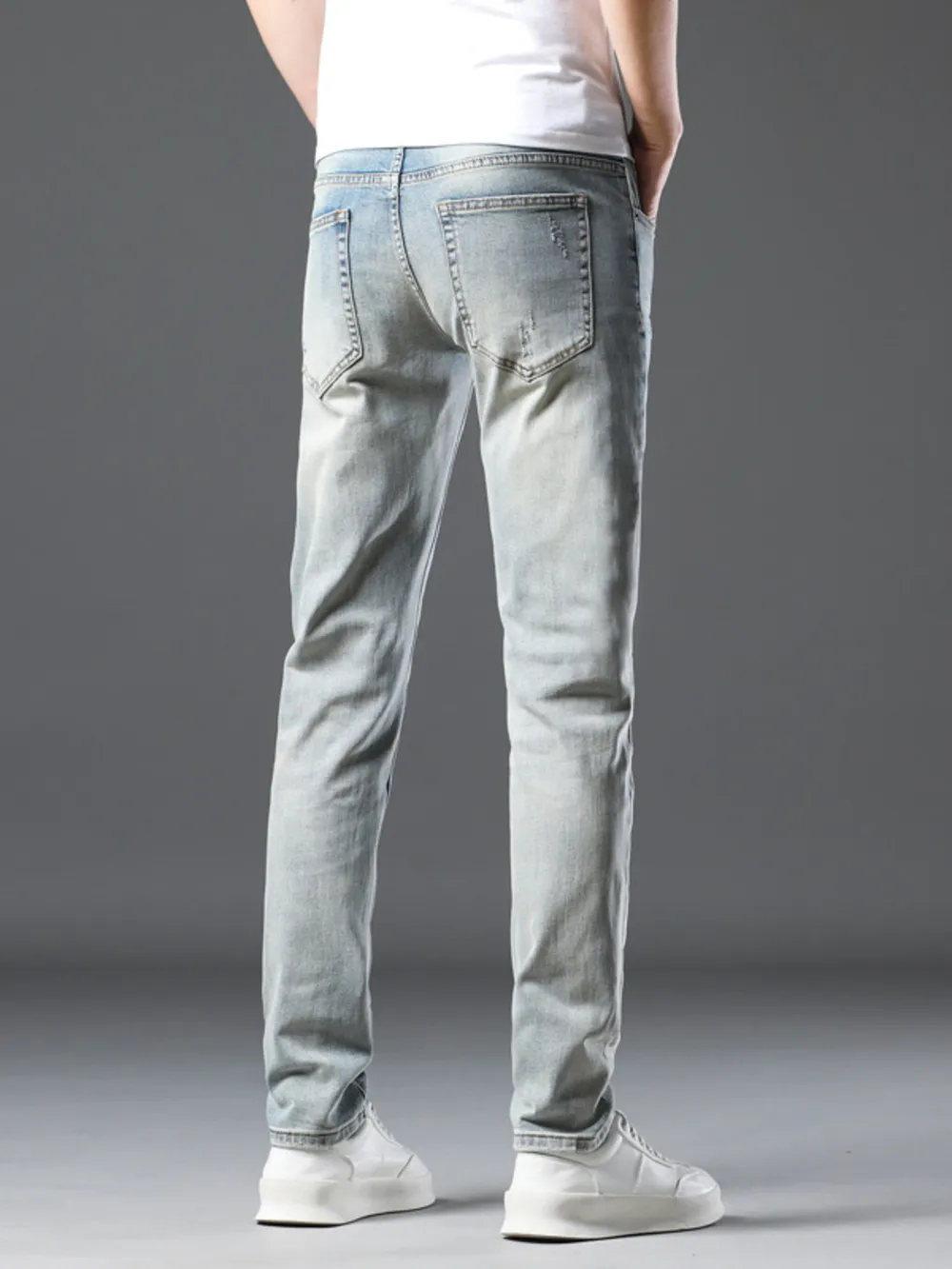 Men's Wash Slim Fit Jeans, image 5