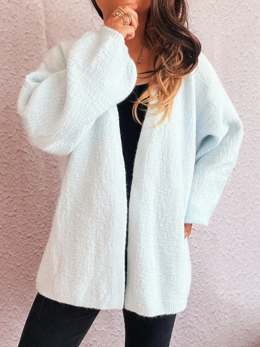 Open Front Long Sleeve Cardigan, image 14