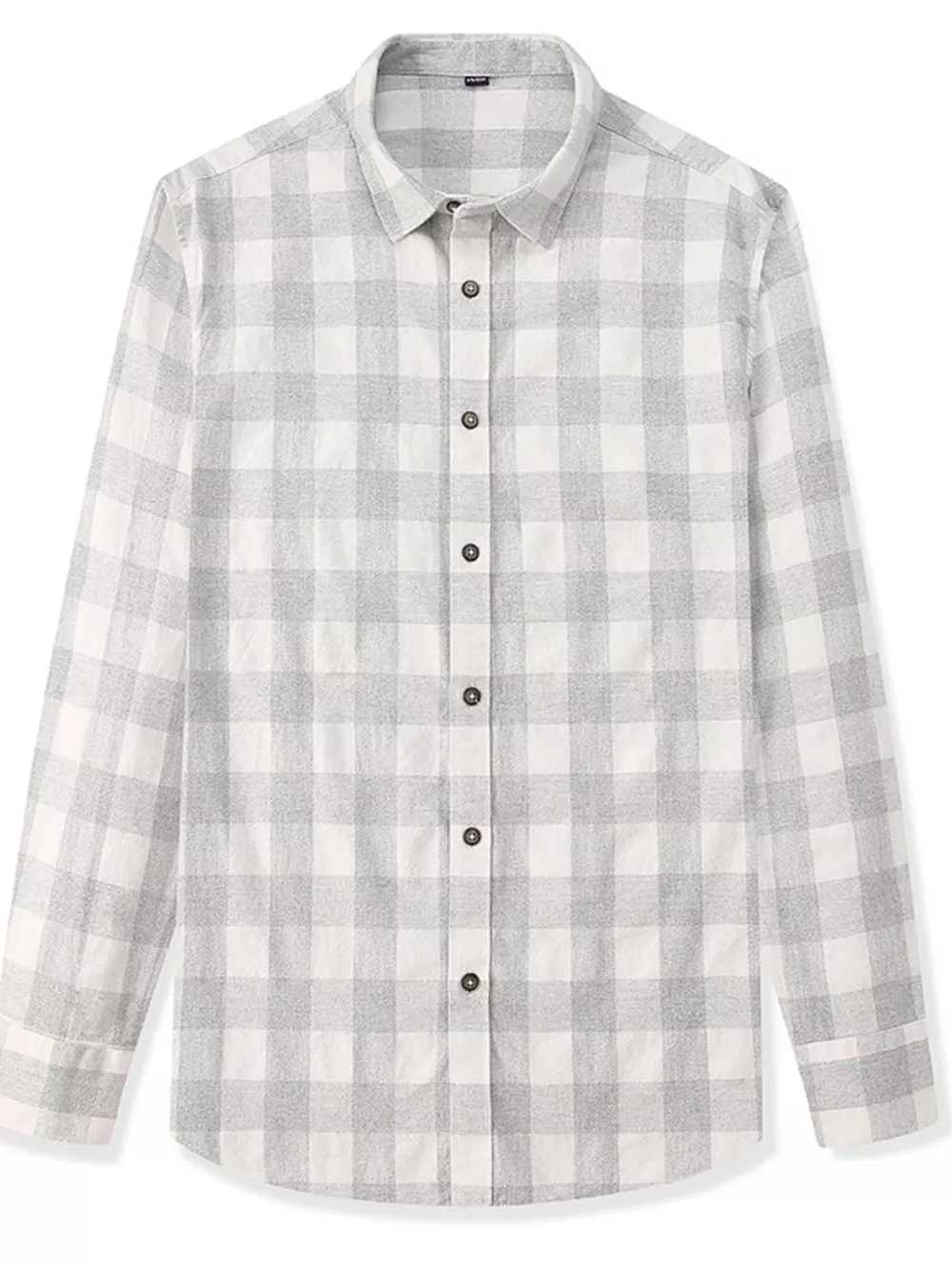 Men's Full Size Casual Plaid Button Up Shirt Plus Size, image 6