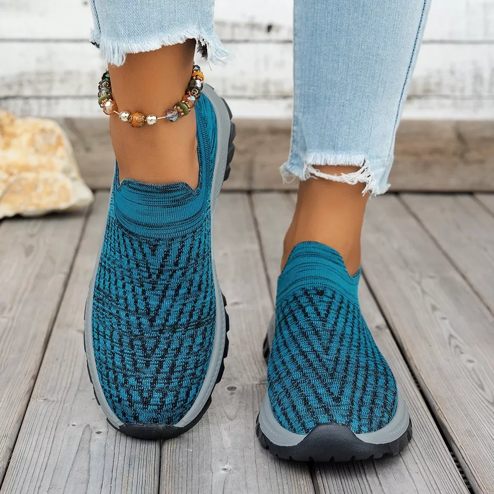 Round Toe Mesh Slip-Ons, image 11