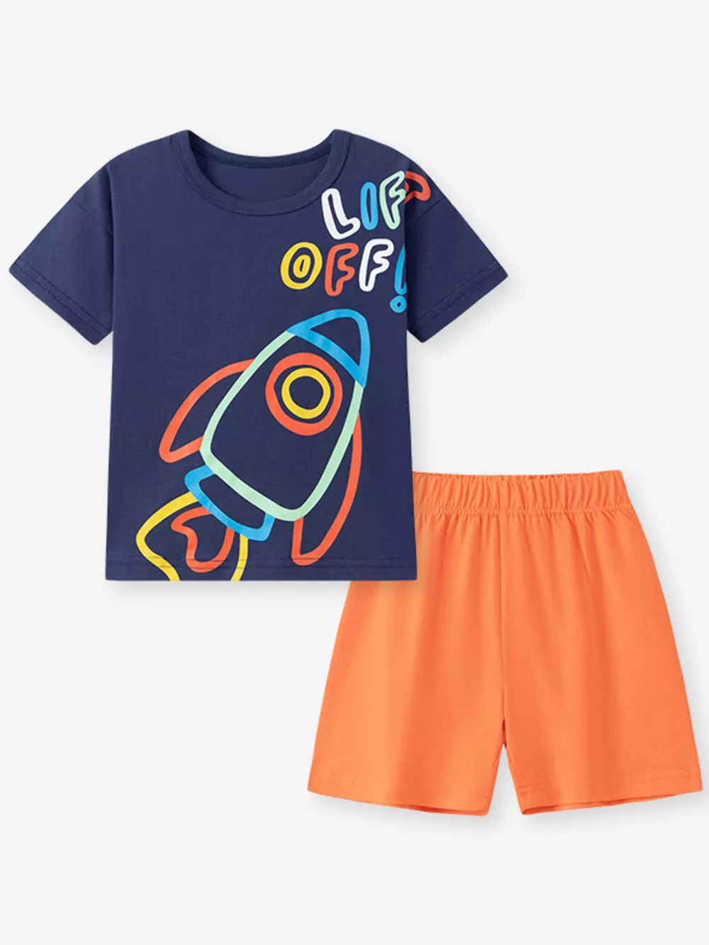 Children's Rocket T-Shirt & Shorts Set, image 2