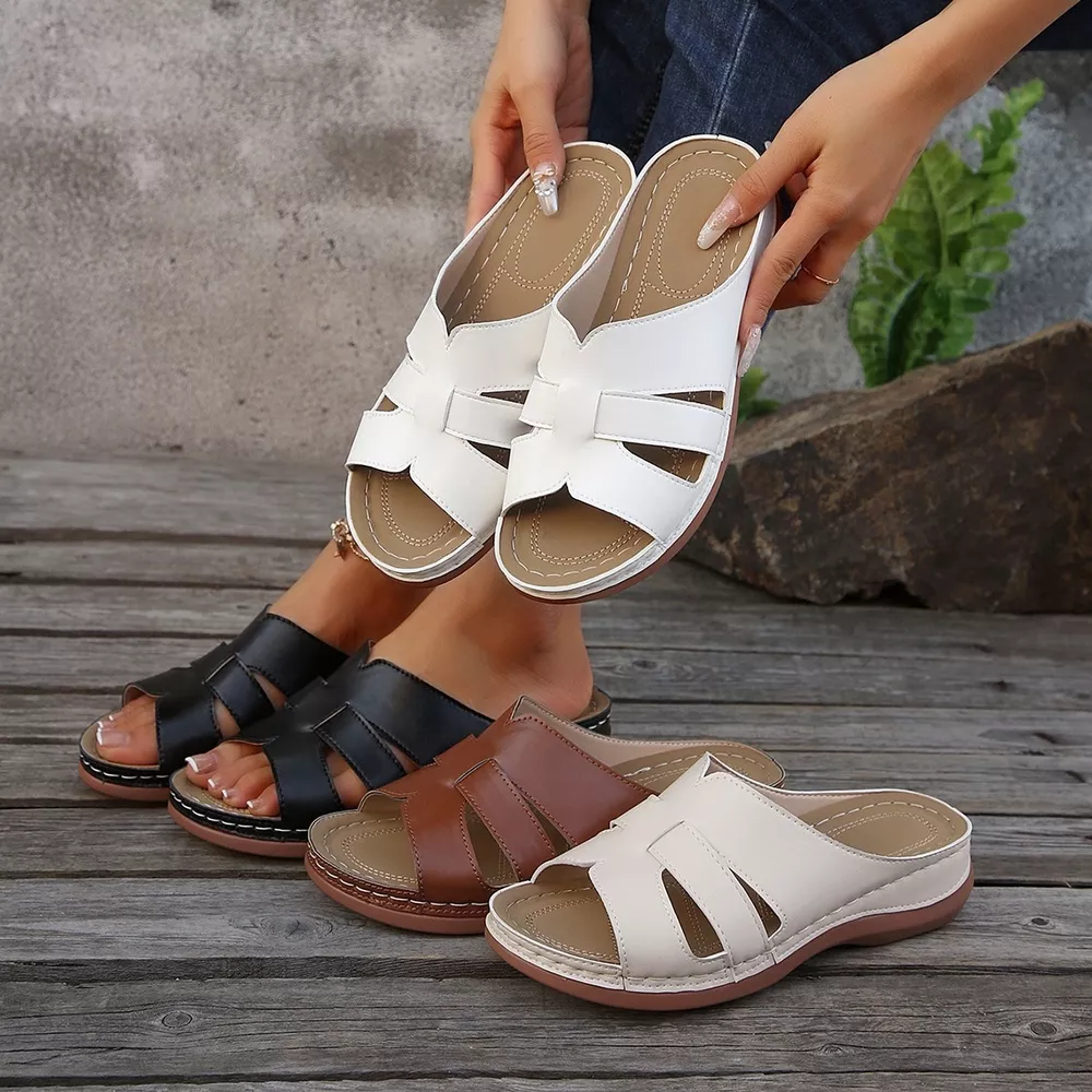 Open Toe Wedge Sandals, image 9