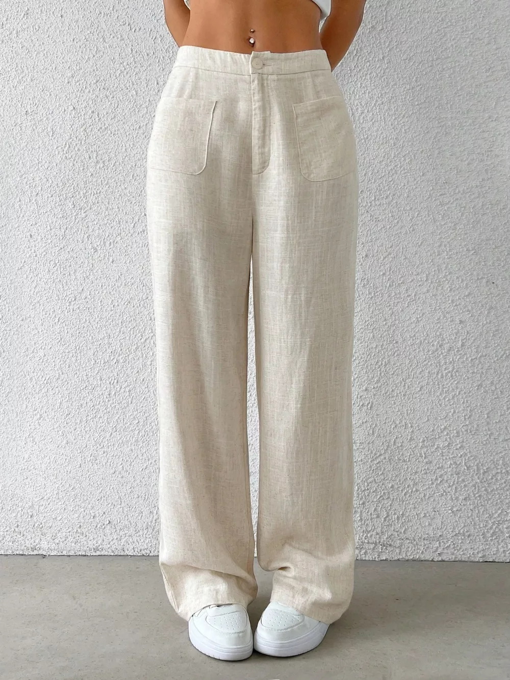 High-Waisted Wide-Leg Pants, image 2
