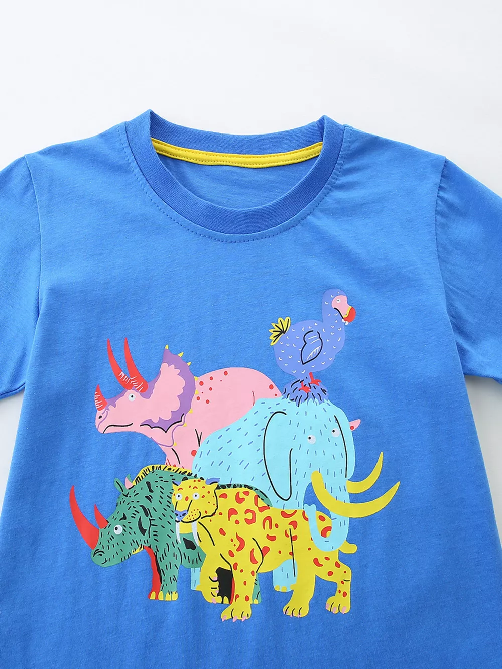 Children's Animal Graphic Round Neck T-Shirt, image 3