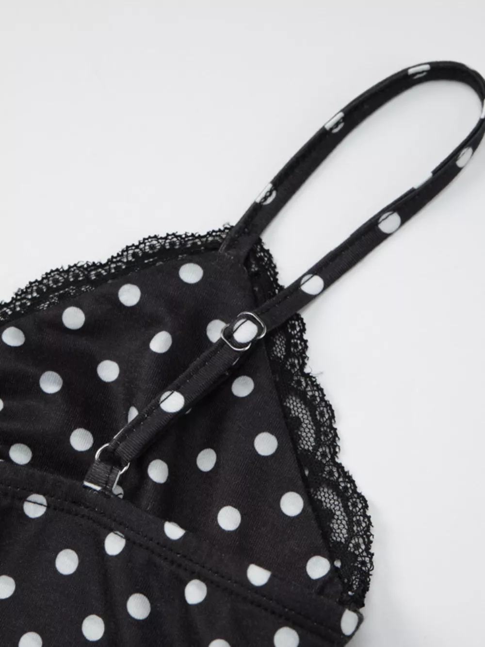 Polka Dot Lace Trim Cami, image 9