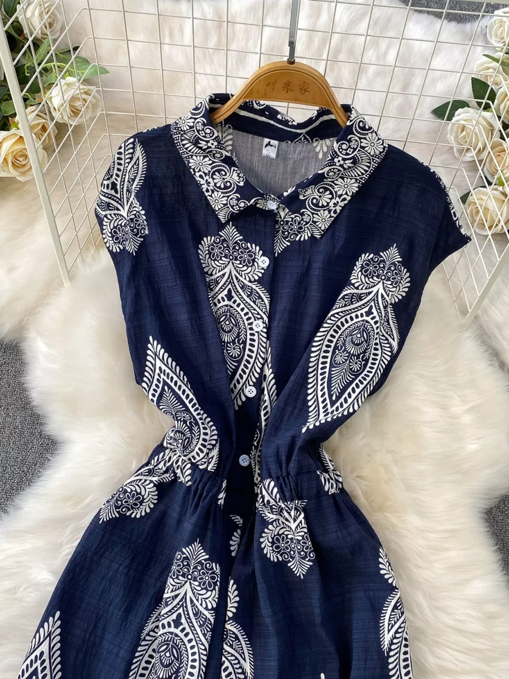 Button Front Wide Leg Jumpsuit, image 16