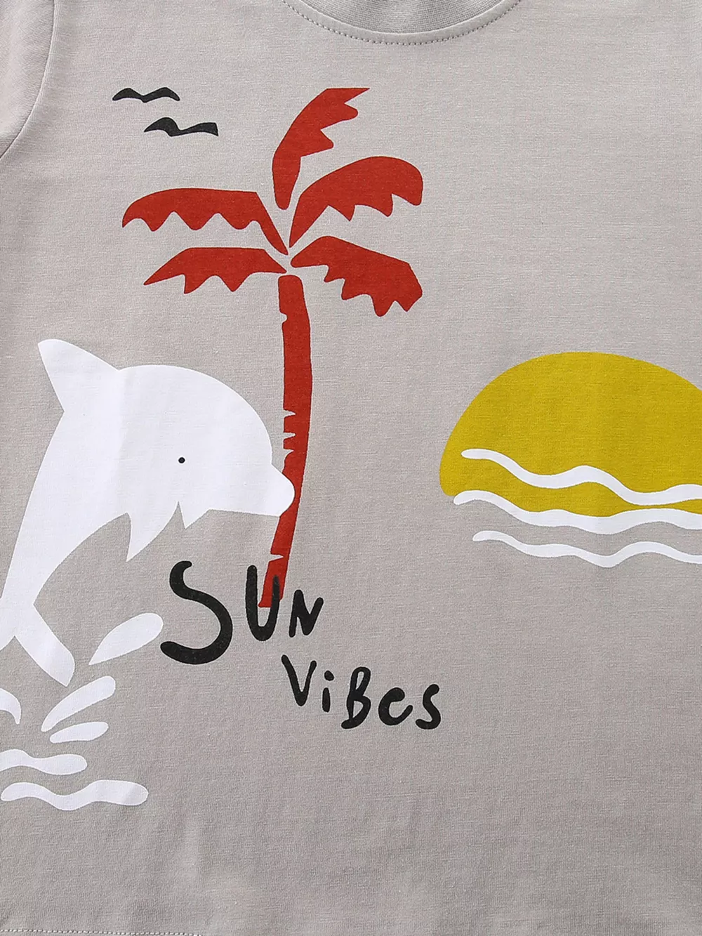 Children's Sun Vibes Graphic Short Sleeve Tee, image 4