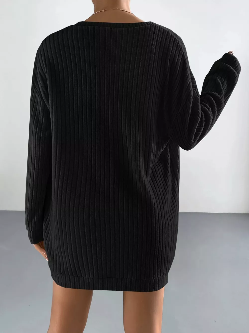 3-Piece Ribbed Knit Cardigan & Tube Top and Shorts Set, image 8