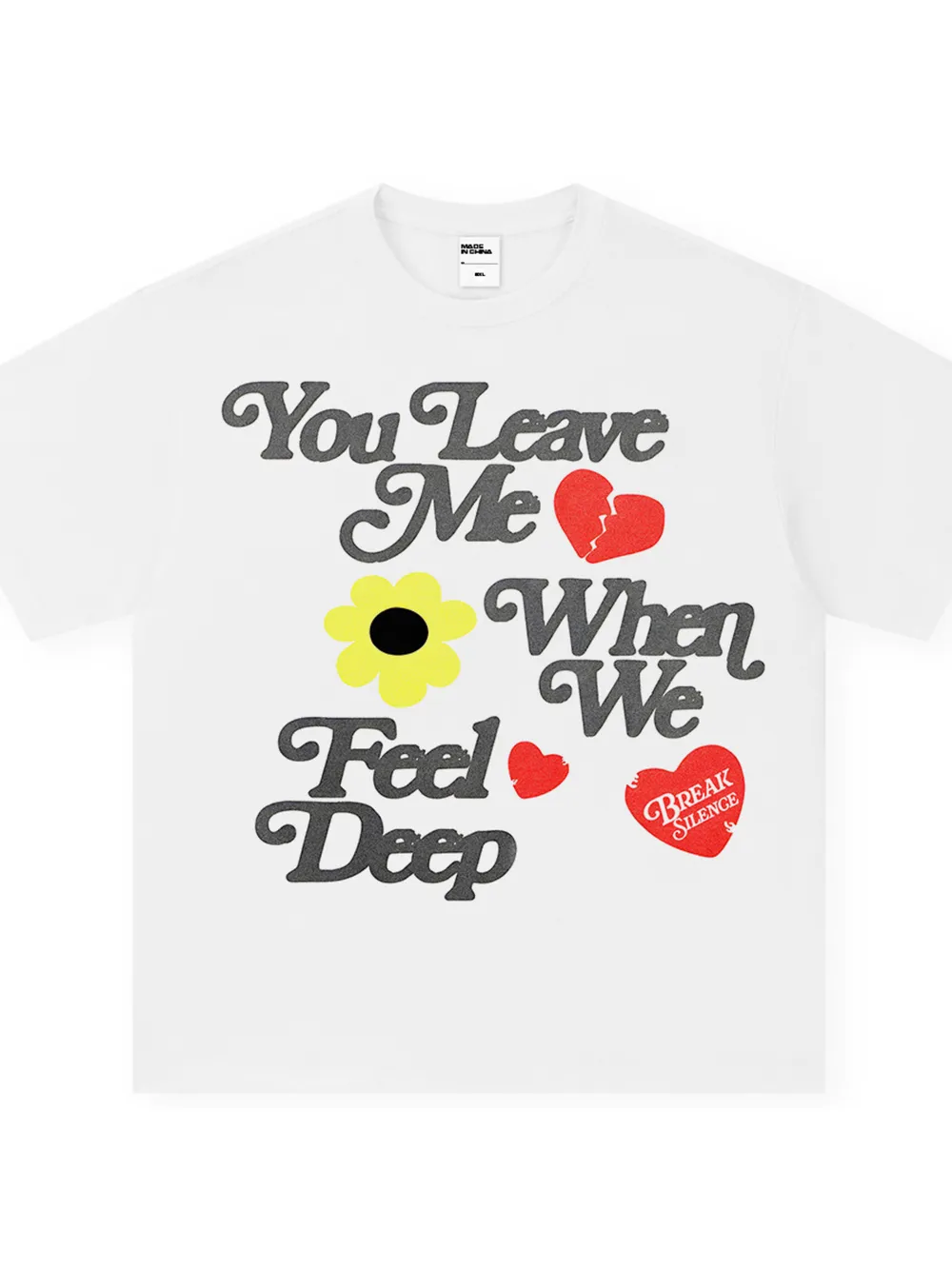 Men's Letter Graphic Round Neck T-Shirt, image 4