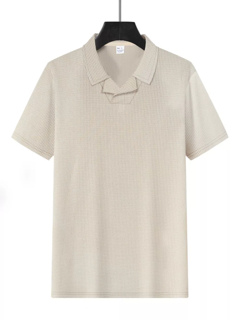 Men's Full Size Casual Short Sleeve Polo and Shorts Set Plus Size, image 4