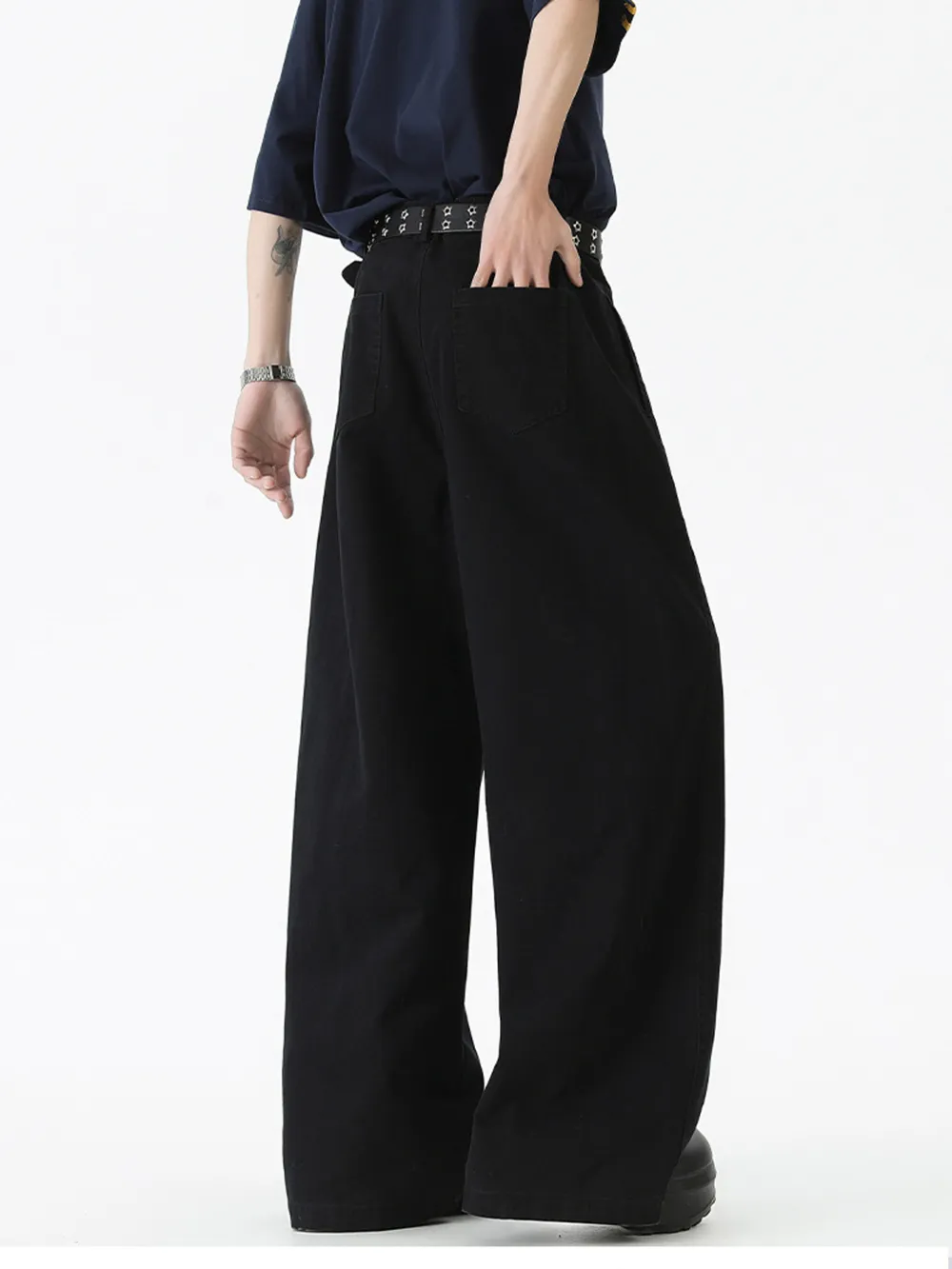 Men's Wide Leg Jeans, image 3