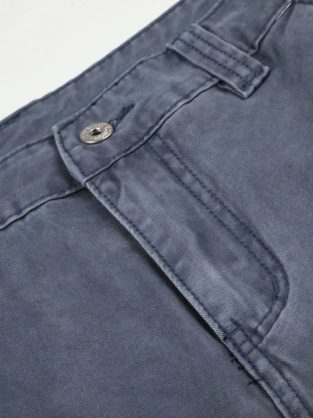 Men's Distressed Wide-Leg Denim Capris, image 4
