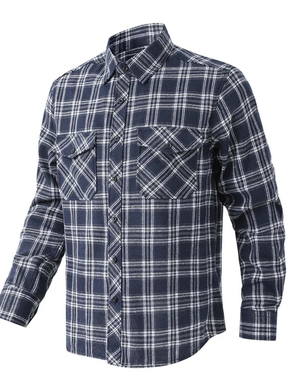 Men's Classic Plaid Button Up Shirt, image 9
