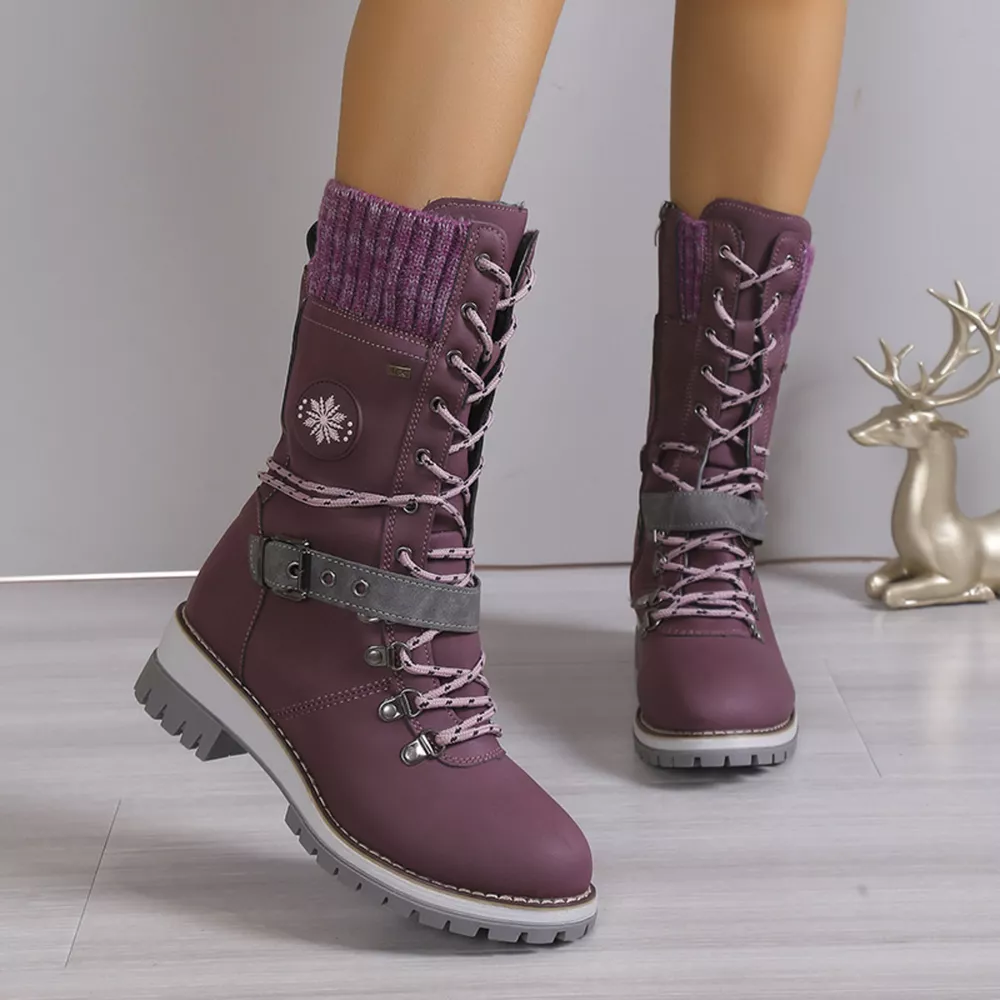 Lace Up Block Heel Boots, image 16