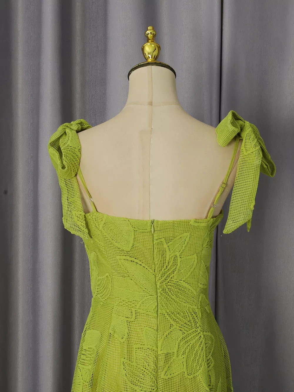 Sweetheart Neck Tie-Strap Dress, image 9