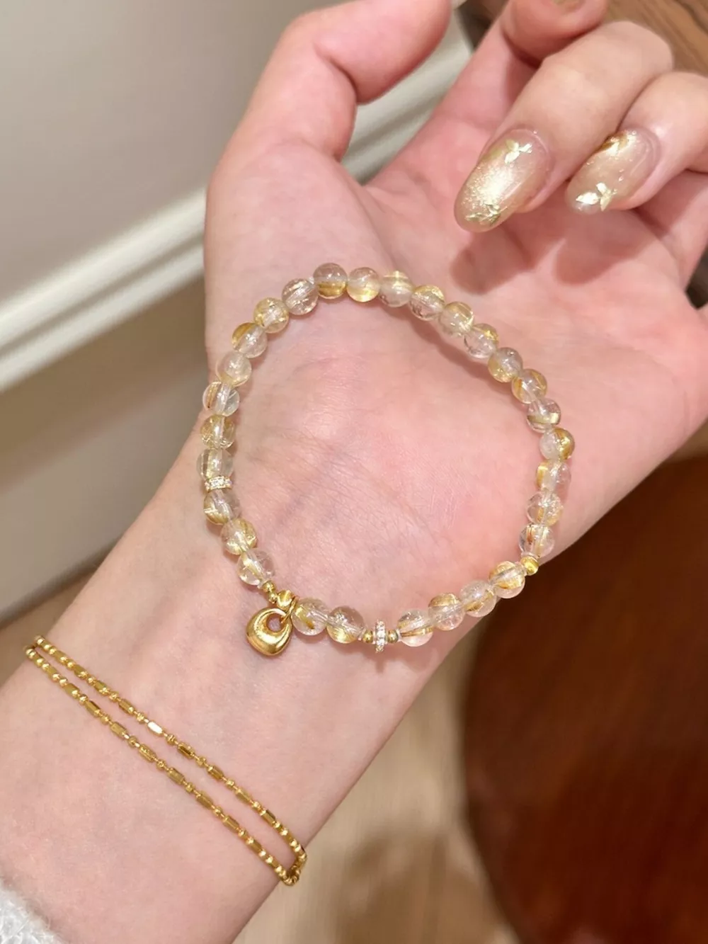 Beaded Bracelet with Charm, image 3