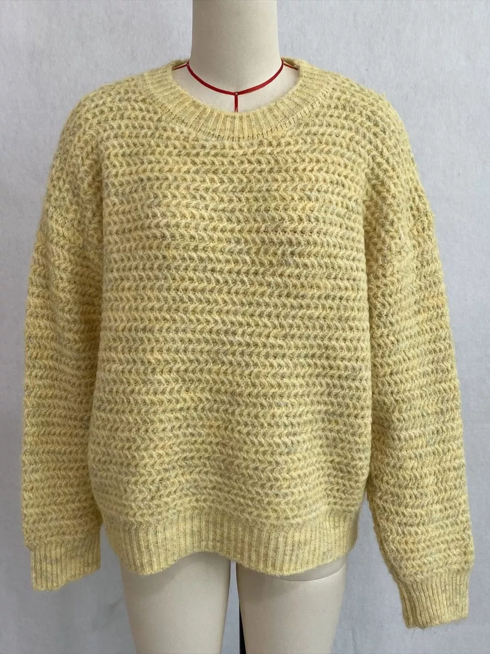 Round Neck Drop Shoulder Sweater, image 5