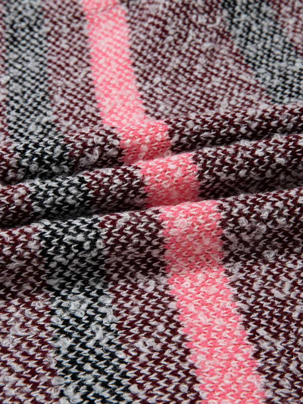 Color Block Striped Side Slit Open Front Cardigan, image 8