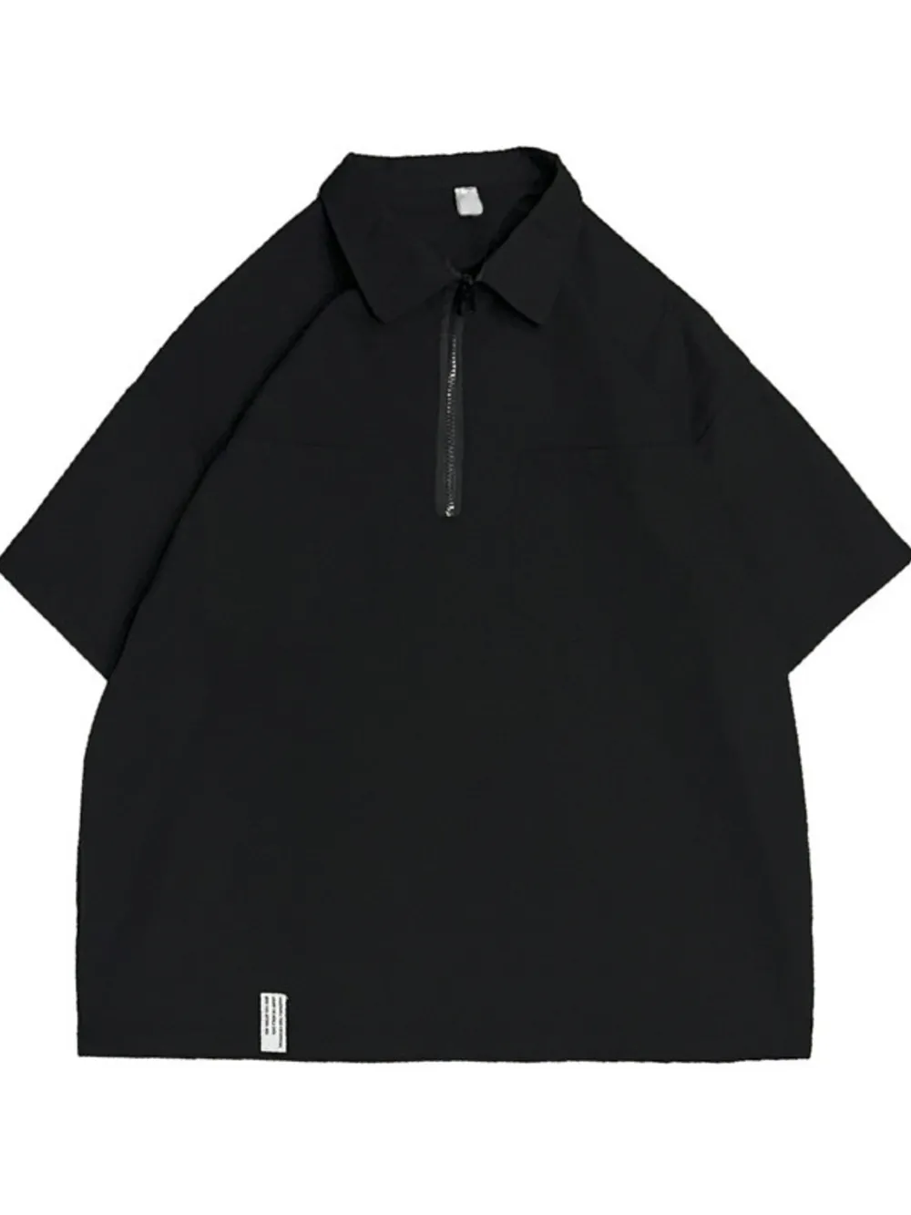 Men's Half-Zip Oversized Blouse, image 3