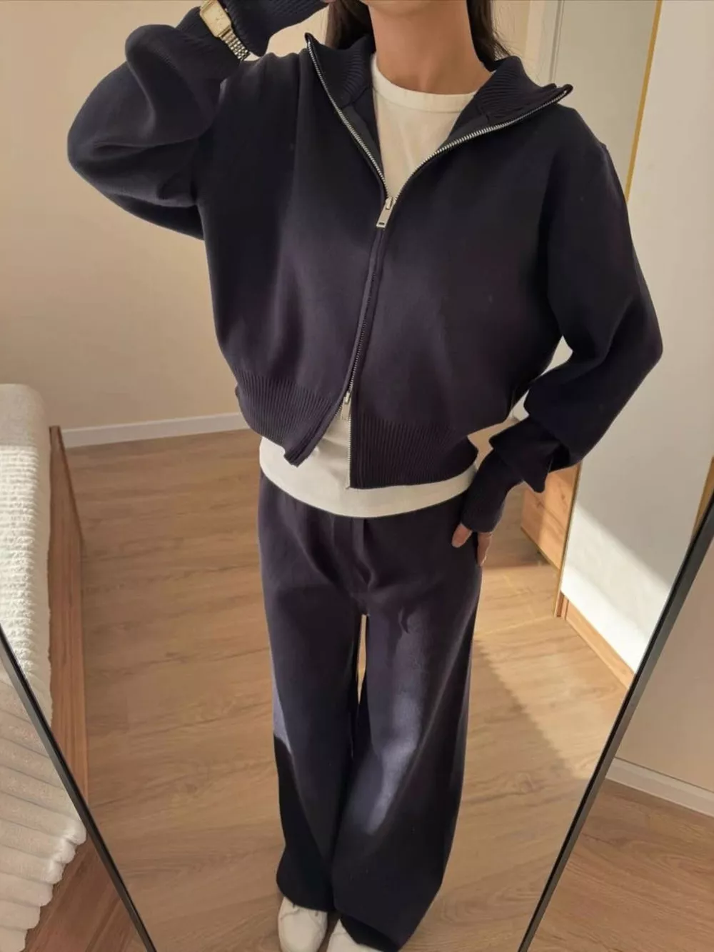Zip-Up Hoodie and Pants Set, image 7