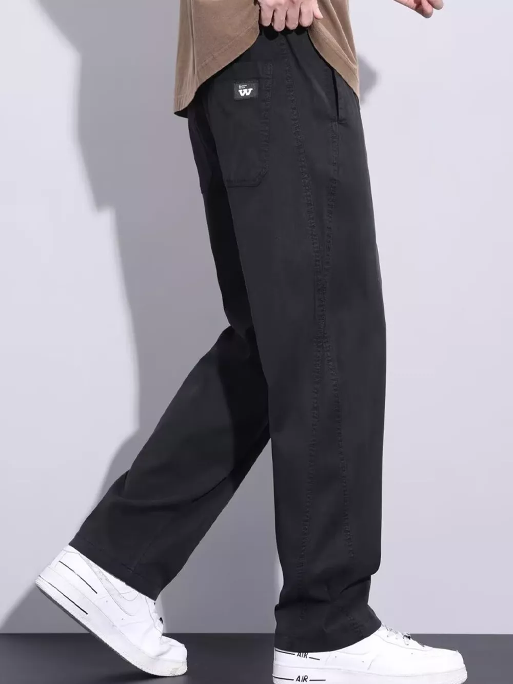 Men's Plus Size Relaxed Fit Drawstring Pants, image 2