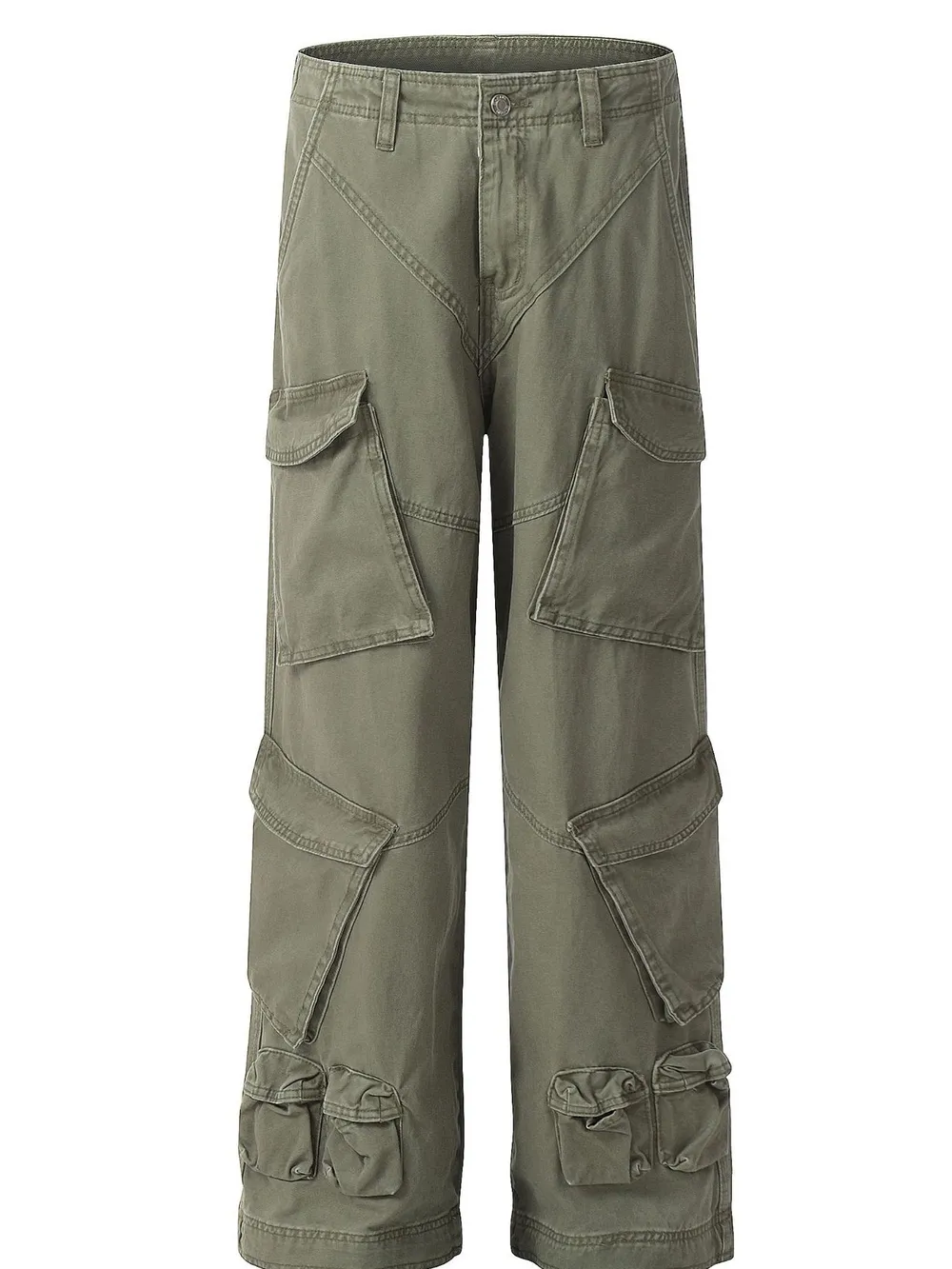 Men's Multi-Pocket Cargo Pants, image 4