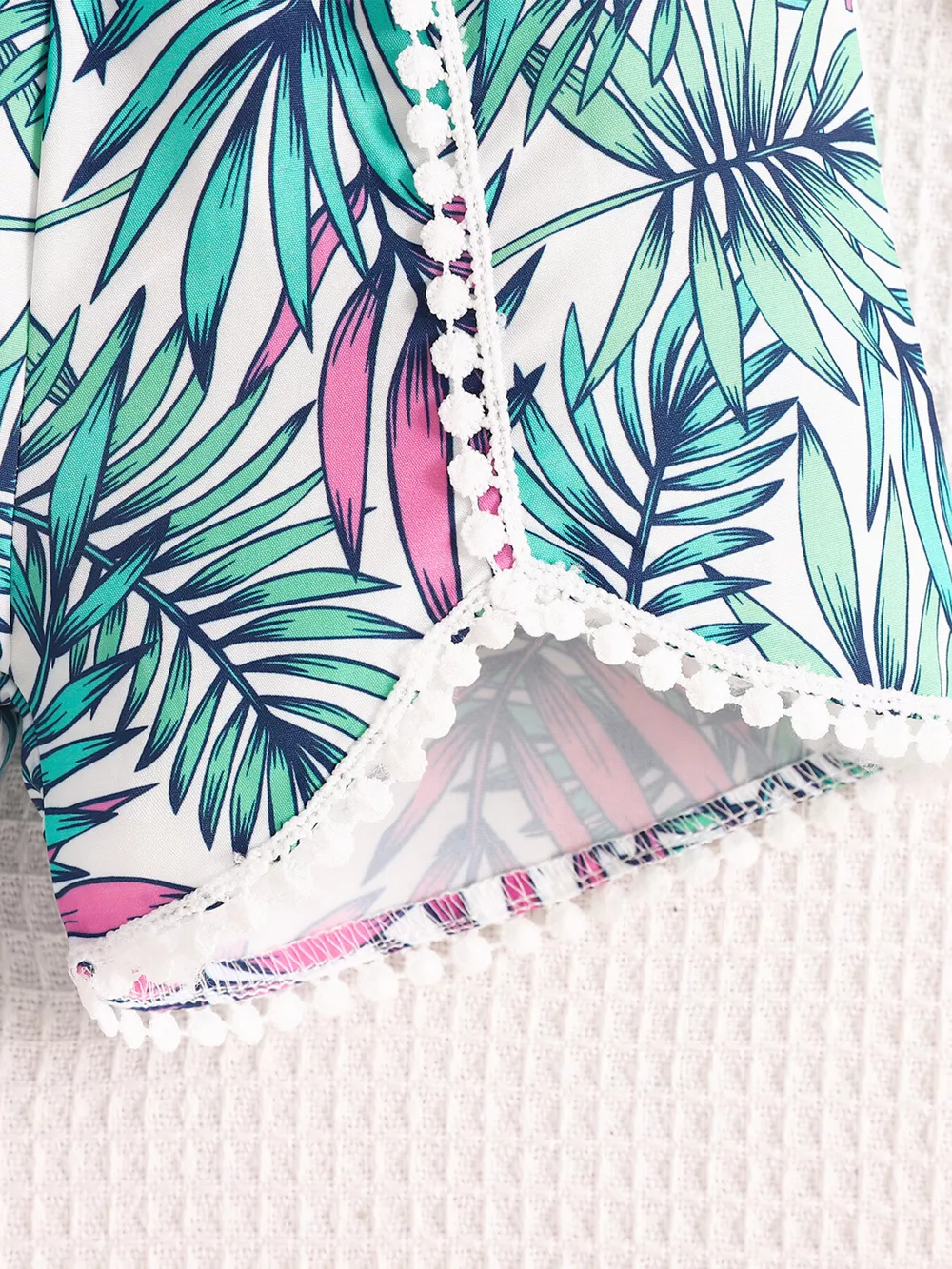 Children's Asymmetrical Neck Top & Shorts Set, image 8
