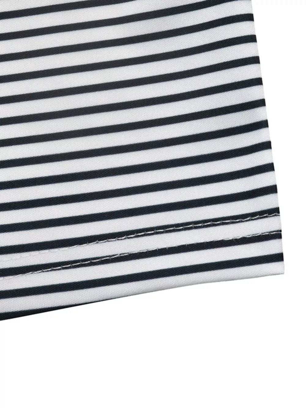 Classic Striped Crew Neck T-Shirt, image 8
