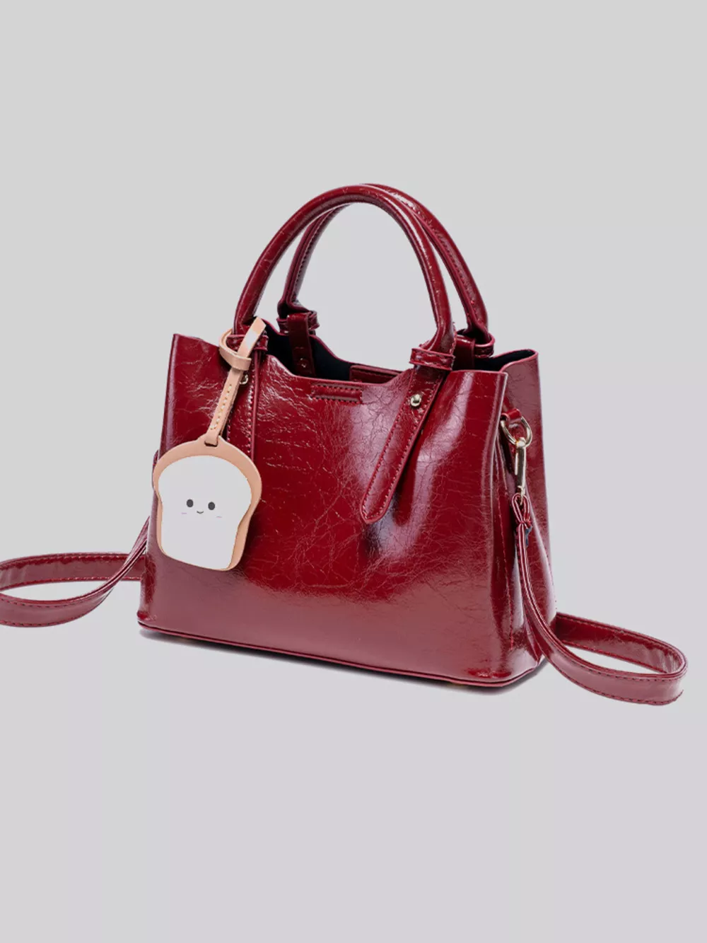 Top Handle Texture Handbag, image 4