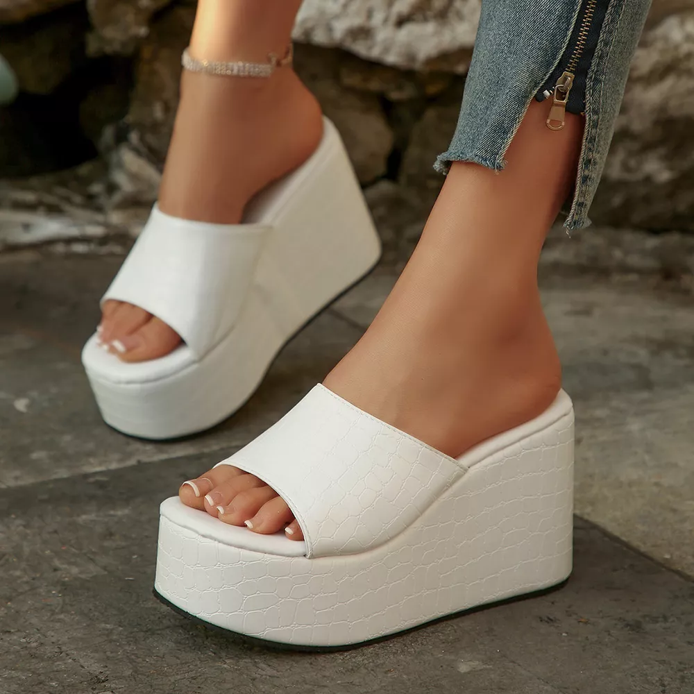 Open Toe Wedge Sandals, image 5
