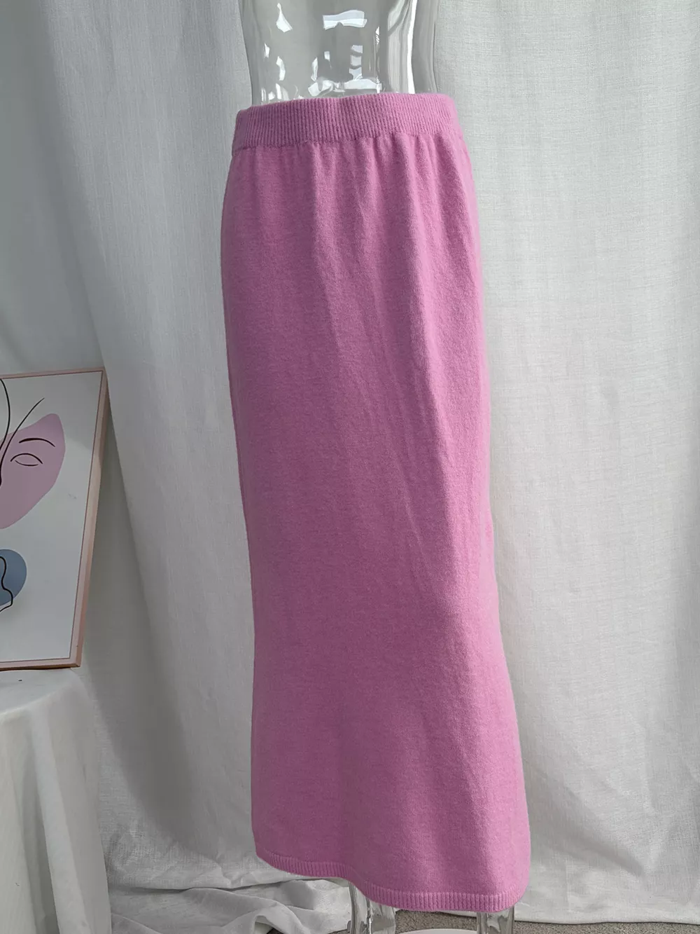 Waist-Tie Detail Sweater and Maxi Skirt Set, image 20
