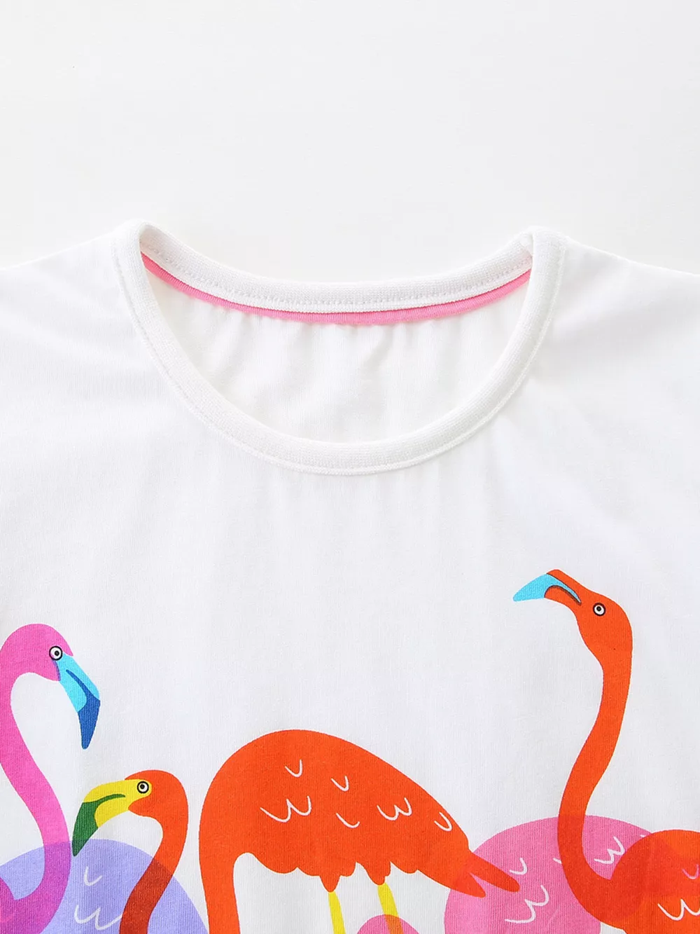 Children's Flamingo Print Short Sleeve T-Shirt, image 3