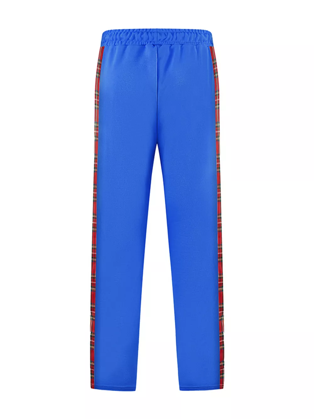 Men's Full Size Drawstring Plaid Side Stripe Pants Plus Size, image 8