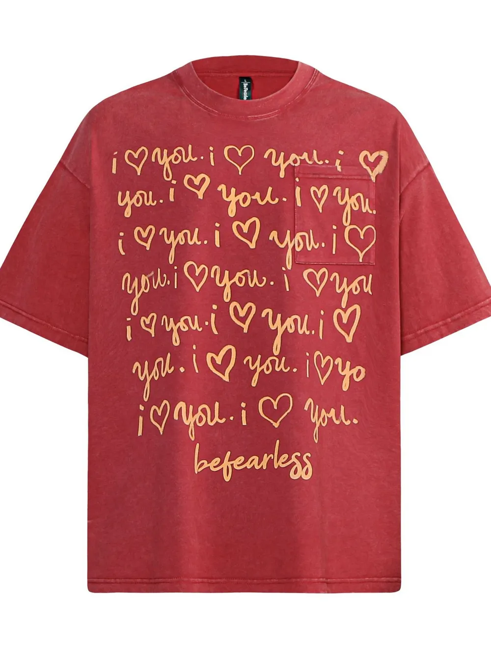 Men's Letter Round Neck Short Sleeve T-Shirt, image 2