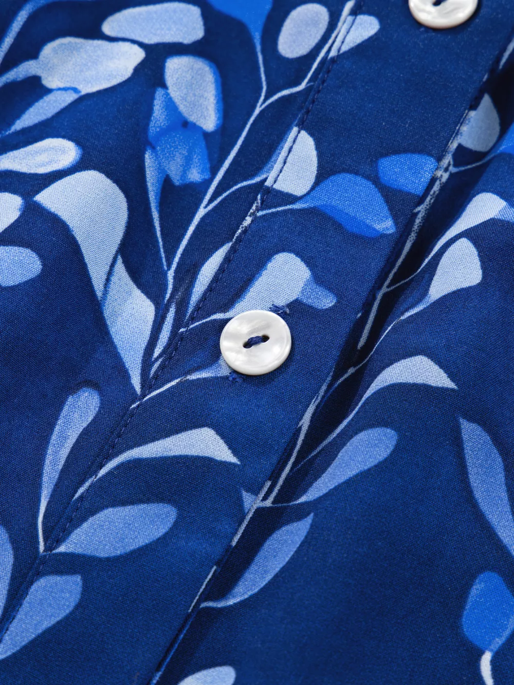 Botanical Print Button Up Shirt, image 2