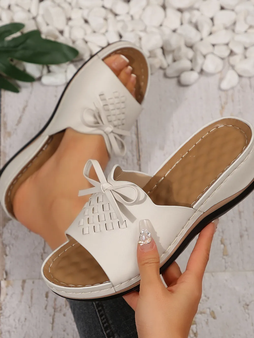 Bow Open Toe Sandals, image 9