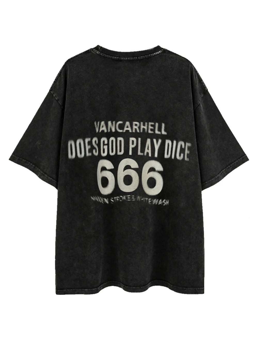 Men's Oversized Graphic Round Neck T-Shirt, image 3