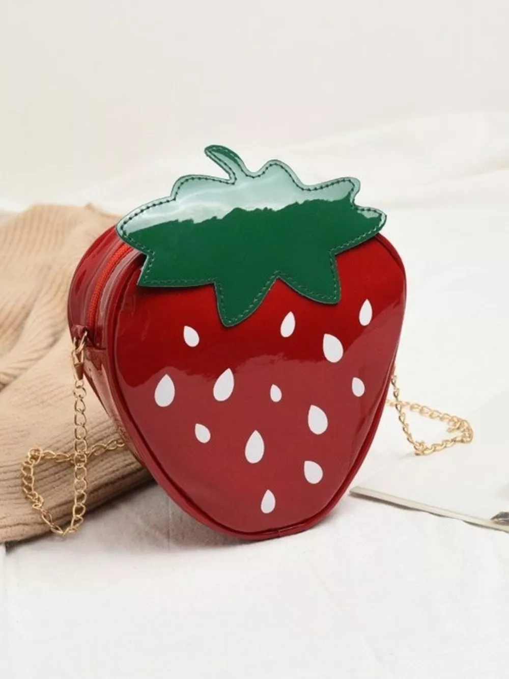 Strawberry Shaped Crossbody Bag, image 4